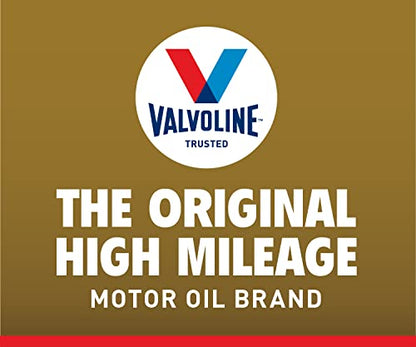 Valvoline Extended Protection High Mileage with Ultra MaxLife Technology 0W-20 Full Synthetic Motor Oil 5 QT (Pack of 2) - size: 5 qt (Pack of 2), style: Premium Full Synthetic High Mileage