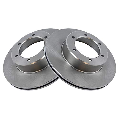 TRQ Front Brake Pad and Rotor Set Ceramic Vented Rotors - style: BKA11770