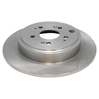 TRQ Rear Brake Pad and Rotor Set Ceramic Solid Rotors - style: BKA11028