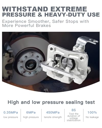 Rear Disc Brake Caliper Left & Right, Assembly with Bracket, Compatible with Honda Accord 2013 2014 2015 2016 2017, Replaces 19-B7097, 19-B7096, 2PC - size: 19B7097-L&R