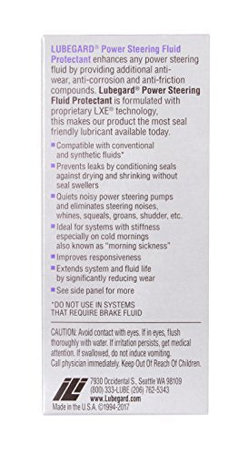 Lubegard 20404 Universal Power Steering Fluid Protectant, 4 fl. oz