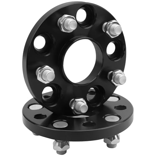 IRONTEK 5x114.3mm Wheel Spacers Compatible for Tesla Model 3 2017-2024, for Tesla Model Y 2017-2024, Forged 15mm Thread Pitch M14x1.5 Hub Bore 64.1mm 2PCS - size: 5x4.5-15mm-2PCS