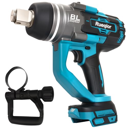 Cordless Impact Wrench 1" Compatible with Makita 18V Battery - color: Blue 3000n 1in