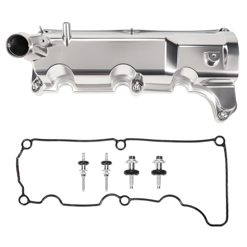 Aluminum Engine Valve Cover Right Side Fits for Ford Explorer Ranger Mercury Mountaineer 2001-2003 4.0L, Engine Valve Cover with Gasket Bolts, Replace 1L2Z-6582-CA 1L2Z6582CA
