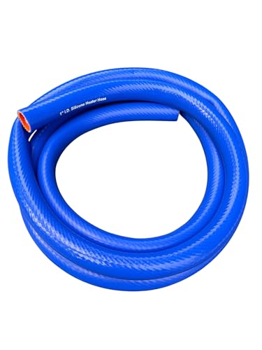 1" Silicone Heater Hose 10ft Roll – High-Temperature, Flexible, Durable, Multi-Purpose Automotive & Industrial Hose – Blue/Orange