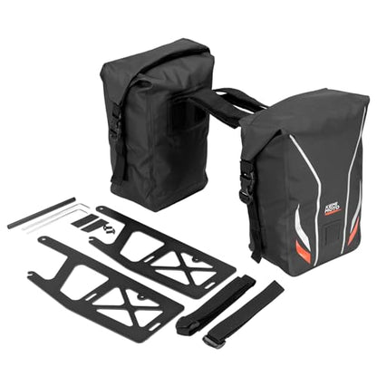 KEMIMOTO 12L Waterproof Motorcycle Saddlebags Luggage Bag