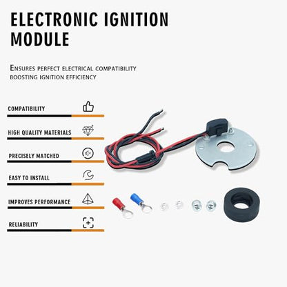 2541 Electronic Ignition Module Harness Waterproof Compatible with Jeep 134L 134F 4Cylinder 1964-1971 Willys CJ5 CJ6 Jeepster DJ5 Commando FC150 FC170 Utility Dispatcher DJ3 CJ3 12V - size: 2541