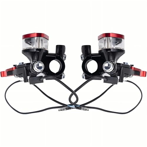 7/8" 22mm Motorcycle Brake Lever Clutch Master Cylinder Lever Set - color: Red