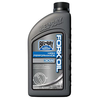 Bel-Ray 99350-B1LW High Performance Fork Oil - 30W - 1Liter - size: 30W 1 Liter