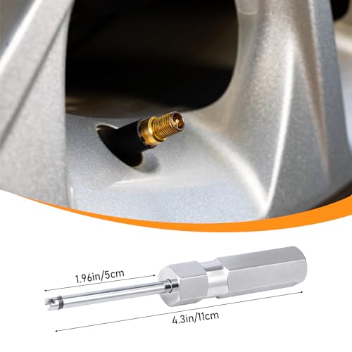Valve Core Removal Tool 4Pcs Tire Valve Stem Remover Kit for Schrader
