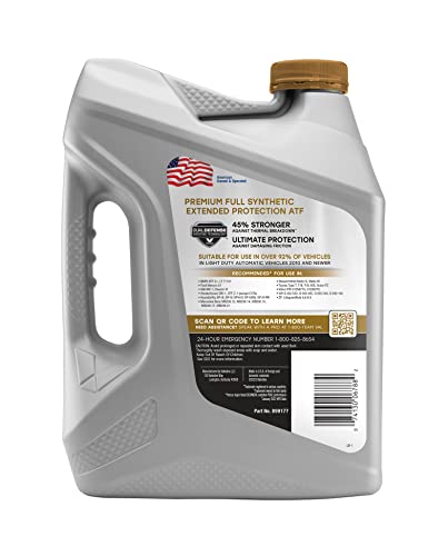 Valvoline Extended Protection Full Synthetic Automatic Transmission Fluid ATF 1 GA, Case of 3 - size: 1 GA, Case of 3