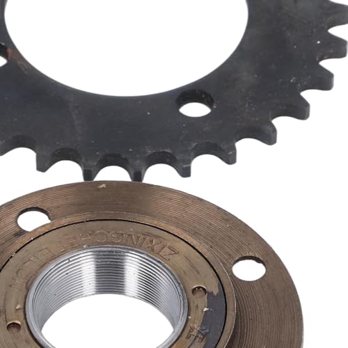 Sprocket Toothless Freewheel Kit, 420 29T Sprocket Carbon Steel Toothless Freewheel for ATVs 4 Pit Off Road Vehicles Go Karts Motorcycles