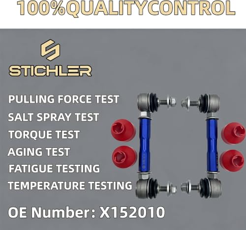 5.90-7.87'' 150-200 mm M12 Front Adjustable Aluminum Sway Bar End Links - size: 150-200 M10 Front