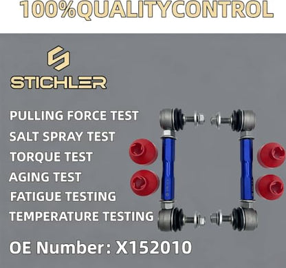 5.90-7.87'' 150-200 mm M12 Front Adjustable Aluminum Sway Bar End Links - size: 150-200 M10 Front