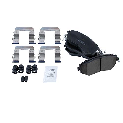 TRQ Front & Rear Ceramic Brake Pad & Rotor Kit - style: BKA14240