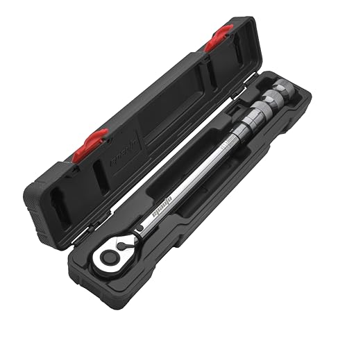 EPAuto 1/2-Inch Spring-Loaded Ring Locking Torque Wrench, 10~150 ft-lb - size: 1/2 Inch Drive (10-150 ft.-lb.) - Easy Lock Ring
