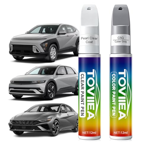(A5G Amazon Gray Touch Up Paint for Hyundai - color: A5G Amazon Gray for 2025 TUCSON Hybrid/2024 TUCSON Plug-in Hybrid/2023 TUCSON Plug-in Hybrid2025 EL-ANT-RA/2025 EL-ANT-RA Hybrid/2024 EL-ANT-RA/2024 EL-ANT-RA Hybrid