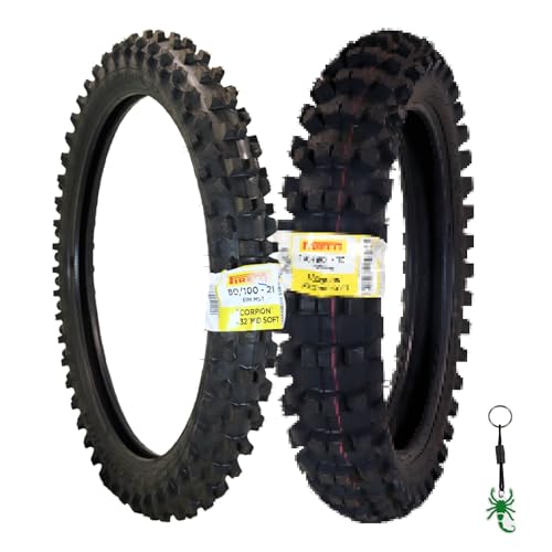 Pirelli MX 32 Mid Soft Motocross Set: 80/100-21 Front & 100/90-19 Rear - size: 80/100-21 F 100/90-19 R