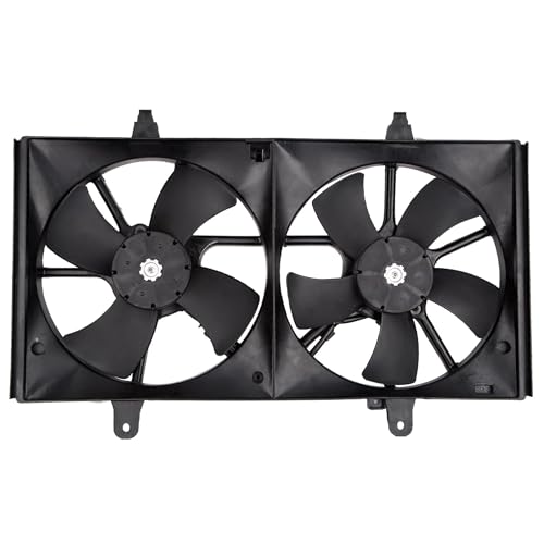 PartsFlow Radiator Cooling Fan Assembly For 2003-2008 Nissan Maxima For 2002-2006 Nissan Altima 620-419 - color: For Nissan