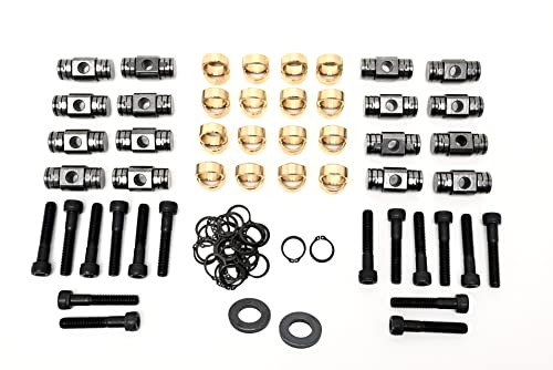 Michigan Motorsports LS1/LS3 Bronze Bushing Rocker Arm Trunnion Upgrade Kit with Bolts and Install Washers | Fits LS1, LS3, LS7, LSX, LQ9, LS2, 4.8L, 5.3L, 5.7L, 6.0L, 6.2L