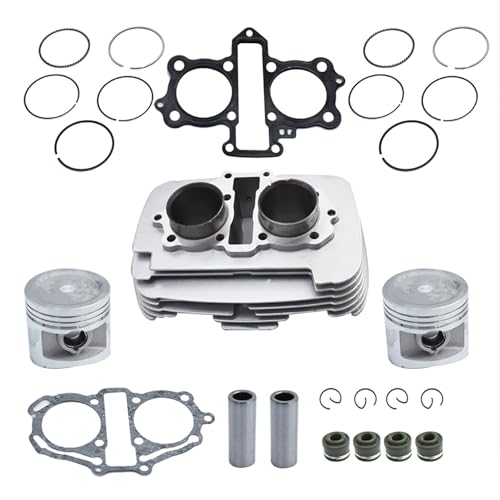 Silscvtt Engine Cylinder with Piston Gasket Replacement for Honda 250 Cmx250 1996-2015