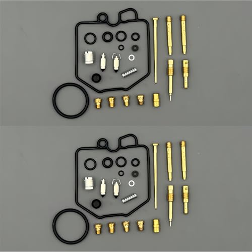 2 Pack Carburetor Rebuild Repair Kit Fit for Honda CB400N 1980-1981