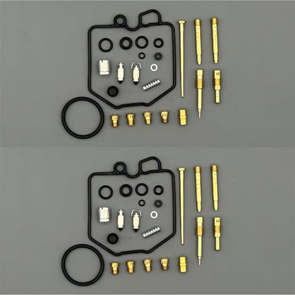 2 Pack Carburetor Rebuild Repair Kit Fit for Honda CB400N 1980-1981