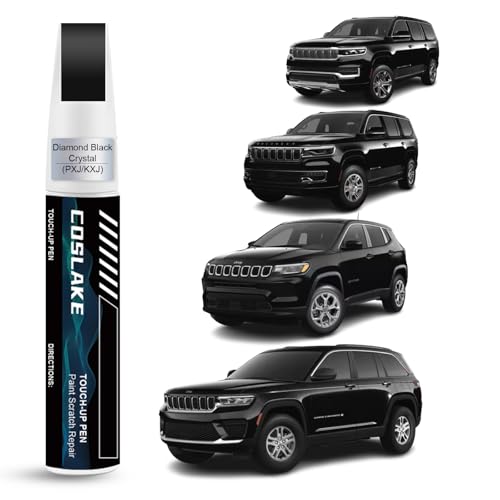Car Touch Up Paint(Diamond Black Crystal(PXJ/KXJ)) for Jeep - color: Diamond Black Crystal(PXJ/KXJ) for 2025 Jeep Grand Cherokee/2024 Jeep Grand Cherokee/2025 Jeep Grand Cherokee 4xe/2024 Jeep Grand Cherokee 4xe/2025 Compass/2024 Compass/2024 Wagoneer/202