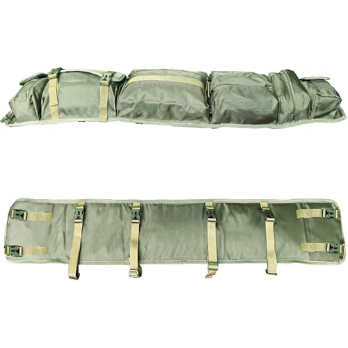 Larswon Heavy-Duty UTV Roll Cage Storage Bag Organizer - 7-Pocket Water Resistant Gear Bag Compatible with Polaris RZR, Can-Am, Honda Talon, Yamaha, ATV & Golf Carts Army Green - color: Army Green