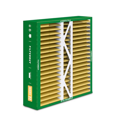 Filterbuy 16x22x5 Air Filter MERV 11 Pet & Allergy Defense (4-Pack) - style: 16x22x5