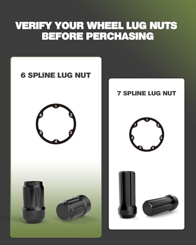 GAsupply 6 Spline Lug Nuts Key with 3/4”(19mm) & 13/16”(21mm) Hex, 1pc - size: 90mm Tall, style: 6 Spline