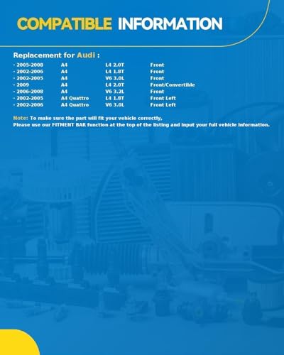 PHILTOP Front CV Axle Shaft Assembly for A4, A4 Quattro - size: A4 2002-2009