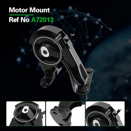 Engine Motor Transmission Mount Kit Compatible with Prius 2010-2015
