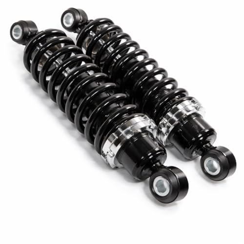 Rear Street Rod Coil Over Shock SET Black Coated Springs (Spring Rate:200) - size: Spring Rate:200