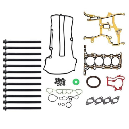 GXARTS Engine Full Head Gasket Kit w/Cylinder Head Bolts fit for Chevrolet Trax Sonic Cruze Limited HS26540PT-1 fit for Buick Encore 1.4L w/Timing Cover Gasket, Intake & Exhaust Manifold Gasket Set