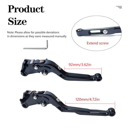 Brake Clutch Levers Replacement for R1250GS R1200GS 2019-2022 - color: Red