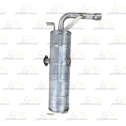 Exhaust Rear Muffler Compatible with Toyota RAV4 2004-2005 2.4L | Stainless Steel | Northeastern Exhaust | Includes Gasket Hangers Bolt Kits | Direct-Fit Replacement