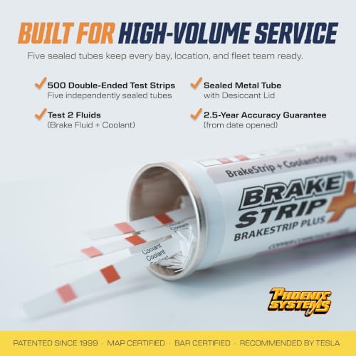Phoenix Systems 500 Double-Ended Brake & Coolant Test Strips