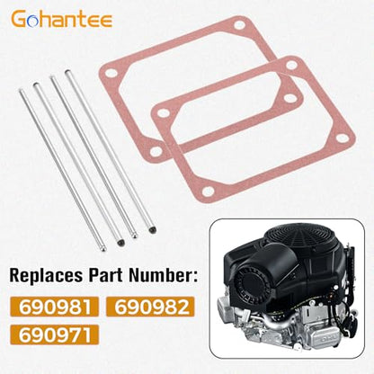 gohantee 2Pack 690981 690982 690971 Push Rod Set with Valve Cover Gasket