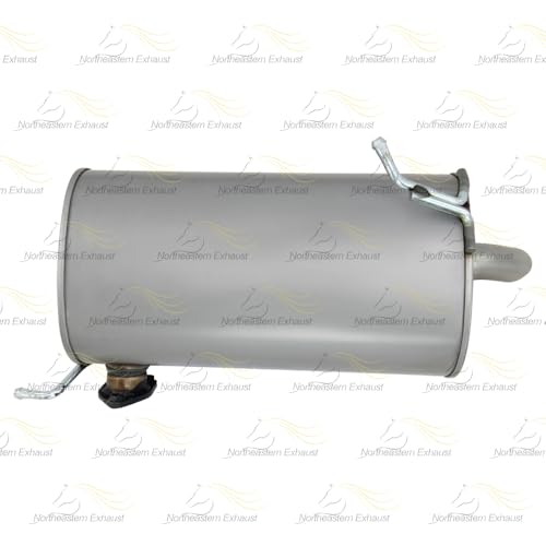 Exhaust Rear Muffler Compatible for 2014-2019 Mitsubishi Outlander 2.4L | Stainless Steel | Northeastern Exhaust | Free Gasket and Bolts & Nuts Included | Direct-Fit Replacement