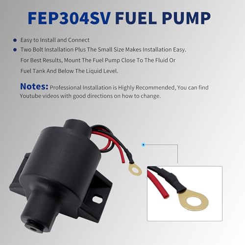 FEP304SV Posi-Flo 12 Volt Fuel Pump Fit for 1/8-27 NPTF Ports - style: FEP304SV