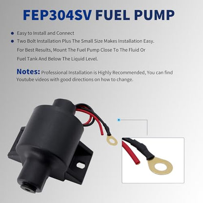 FEP304SV Posi-Flo 12 Volt Fuel Pump Fit for 1/8-27 NPTF Ports - style: FEP304SV
