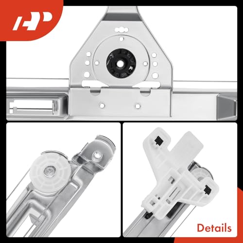 A-Premium Power Window Regulator Rear Passenger Side, Without Motor - style: Rear Passenger Side (RH)