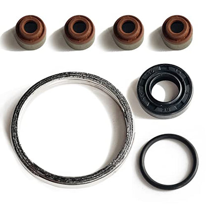 Full Engine Rebuild Gasket Kit, Compatible with Kawasaki KX250F, Top End Cylinder Head and Conversion Sealing Set