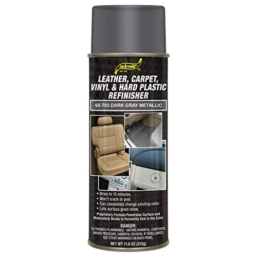 SM Arnold Refinishing Spray Paint for Interior Repair, Gray, 11 Oz - color: Dark Gray Metallic