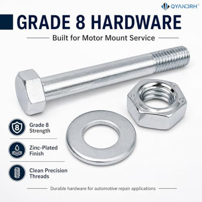 2 Sets 81101 Motor Mount Bolt Kit for Chevy GMC, Grade 8 Hardware