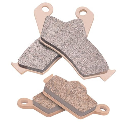 AHL Front & Rear Brake Pads Set for Yamaha YZ426F YZ426 F 2000-2002 (Sintered copper-based) - size: Sintered copper-based
