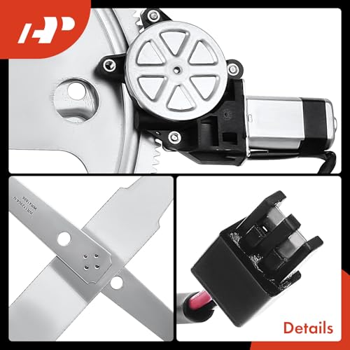 A-Premium Front Driver Side Power Window Regulator with Motor (2-Pin) - style: Front Driver (LH)