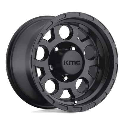 KMC KM522 Enduro 18x9 8x6.5" +0mm Matte Black Wheel Rim 18" Inch - size: 18X9, 8X6.5, 5, 0mm