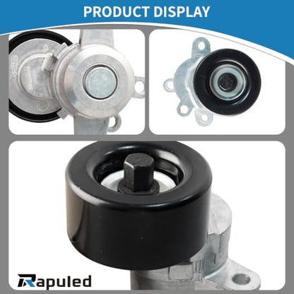 39155 Engine Belt Tensioner Serpentine Belt Drive Idler Pulley Kit - size: 90K-39155